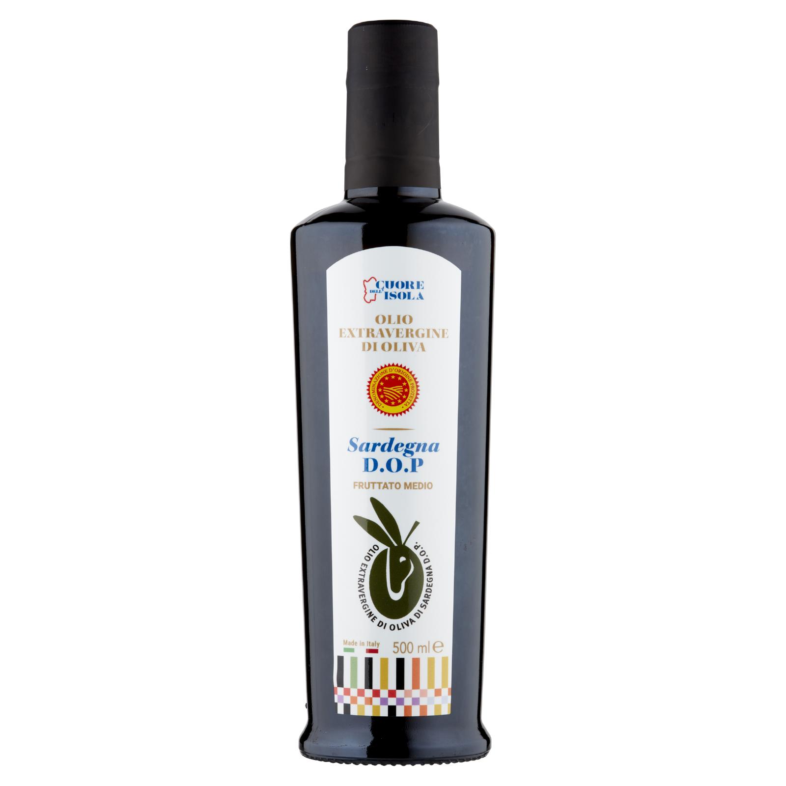 Cuore dell'Isola Olio Extravergine di Oliva Sardegna D.O.P Fruttato Medio 500 ml