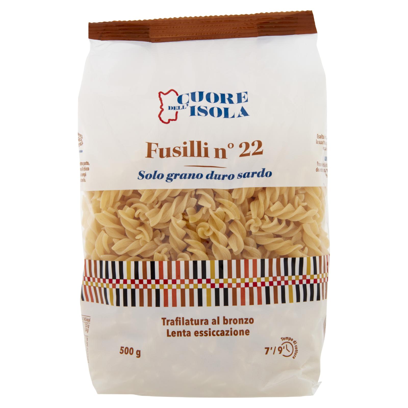 Cuore dell'Isola Fusilli n°22 500 g
